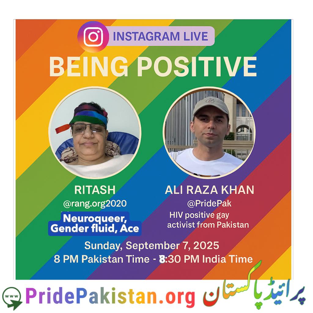 Being Positive An Instagram Live Conversation by Rang & Pride Pakistan