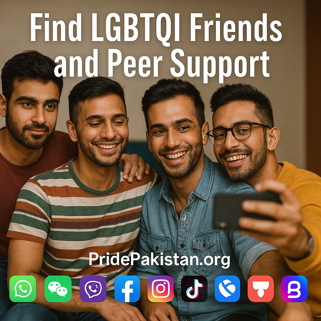 Find LGBTQI Friends and Peer Support
